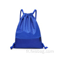 Sac de sport durable de couleur unie simple